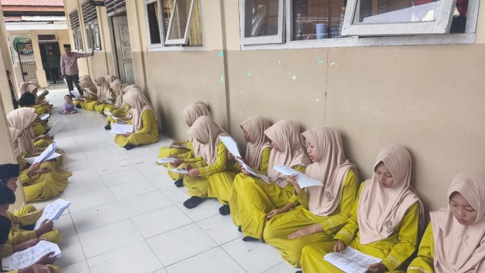 Wujudkan Implementasi Kurikulum Berbasis Cinta, MTsN 7 Muaro Jambi Giatkan Pembiasaan Asmaul Husna